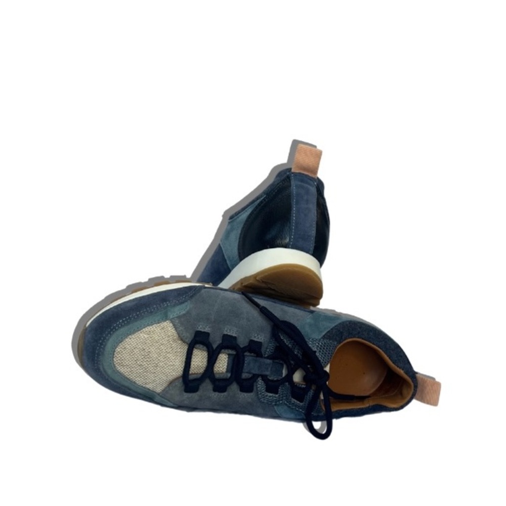 Sezane-Alex Blue multicolored sneakers